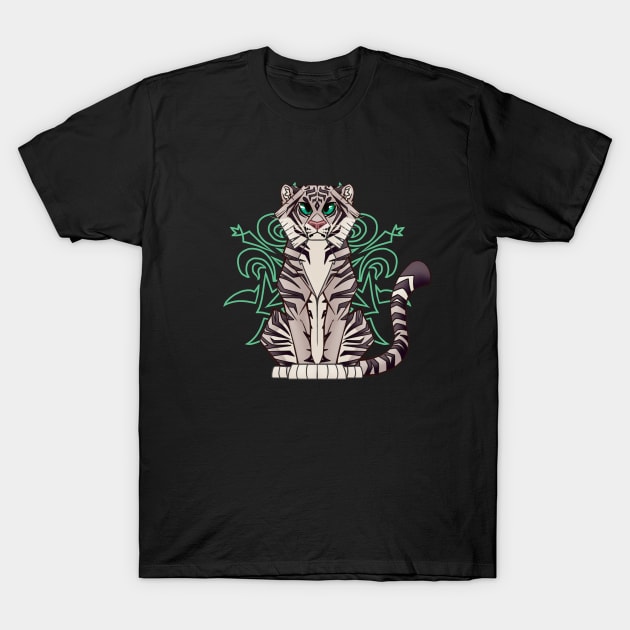 White Tiger T-Shirt by ZTheCrazed